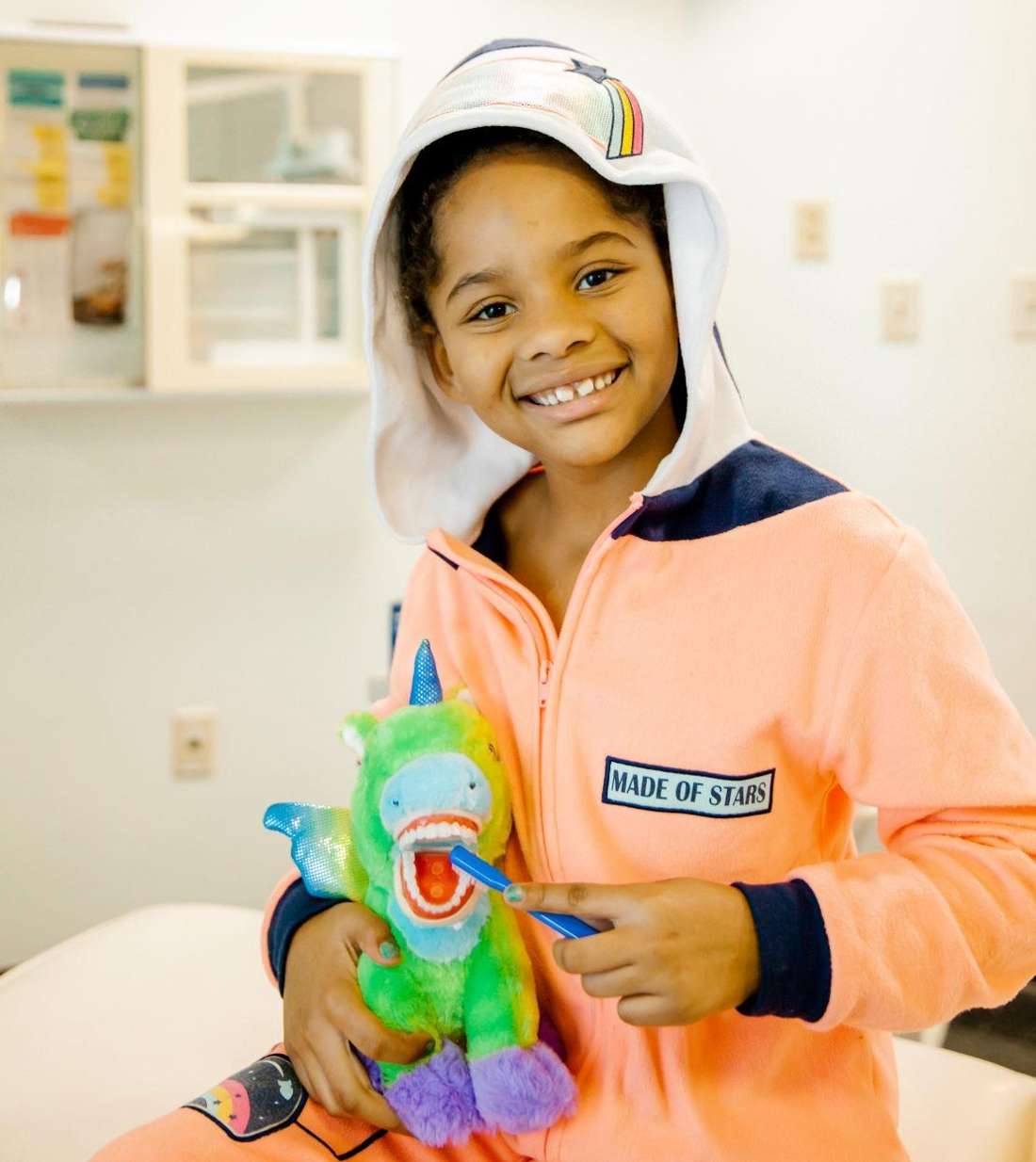 young boy at krewe of smiles in metairie la