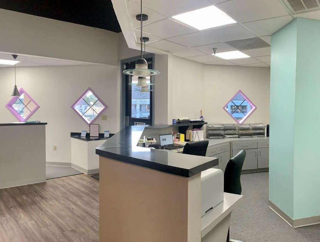 lobby at krewe of smiles in metairie